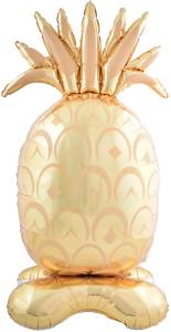 AIR 3D Ананас на подставке, Золото (ходячий шар)/ 26455