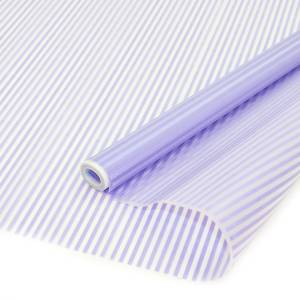 Пленка матовая Тонкие полоски,яркий фиолетовый  0,7*8,8 м./18522
