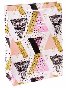 Пакет подарочный M/ППК-6295 18*23*8 см с ламинацией