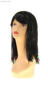 Парик Брюнетка "Заплетенные косички" 329085