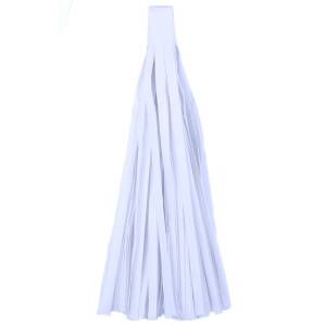 Помпон кисточка 35 см. (белый) 10-12 листов / 521119/ 1505-1790