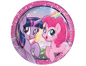Тарелки  "MLP и друзья" 23 см. 8 шт.