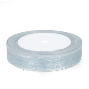 Лента Органза 1.2 см.*22.85 м Серебро /О12ВК38/ О121059