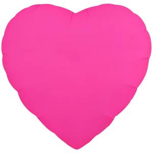 18" Сердце Неон Fuchsia (Китай) 1204-1559