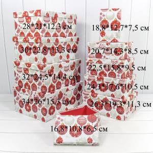 Коробка 34*26*15,3 см "Новый Год"-2660