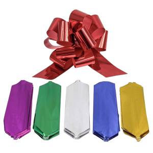 Бант-шар металлик Микс 5 см D 13 см /1509-1331