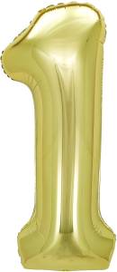 40" Цифра "1" Белое золото / Китай 88041594/ 24021