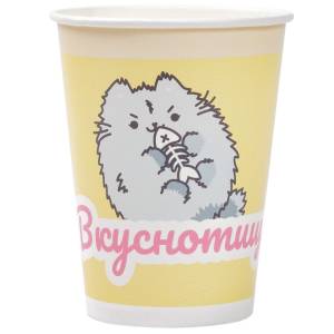 Стакан "Вкуснотища ПушМяу" 250 мл 6 шт / 1502-6775