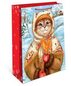 Пакет подарочный 33*42,5*10 см. / 0195.562