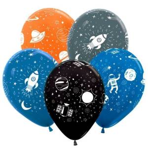 Космос, метал 12" (Колумбия)/50 шт