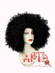 Парик "Клоун" черный обьемный