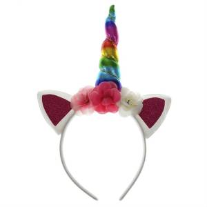 Карнавал.ободок "Единорог с цветочками" / 3028685