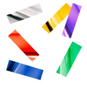 Конфетти для шаров "Прямоугольники ассорти" 5*1 500 гр.