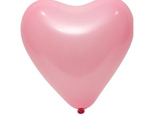 Э 12" Сердце Pink / 1105-0341