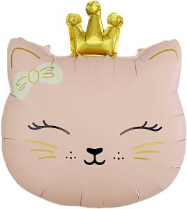 24" Кошечка Принцесса, розовый сатин / Китай 26289/ 1207-6247