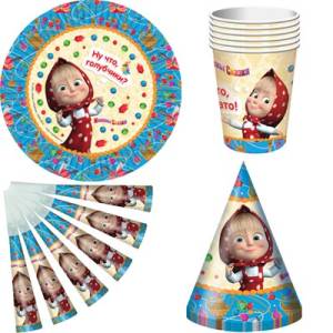 Подарочный набор посуды "Машины сказки", 24 предмета