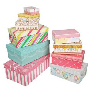 Коробка 15*9.5*5.5 см "Яркий микс"