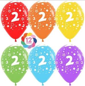 Цифра "2 Звезды" 12" пастель ( Колумбия)