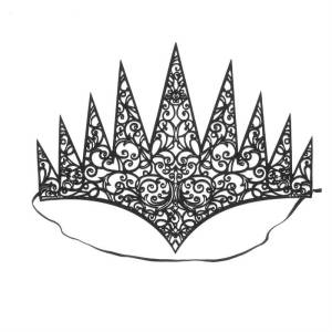 Корона "Королева" на резинке 22577518,2277520,2277519