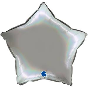 18" Звезда Серебро Платина голограф (Grabo)/192P01RHPu