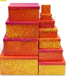 Коробка 21,5*21,5*11 см "Переливы"