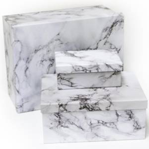 Коробка 27*20*11.5 см "Мрамор"