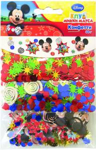 Конфетти  "Disney Микки Маус",  3 вида  34 гр.