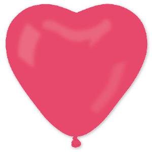 Сердце 25" красное