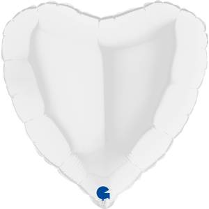 18" Сердце Белое (Grabo)/18018Wh