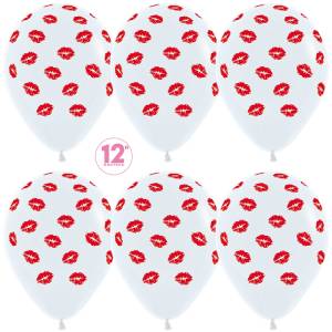 Поцелуи, белый пастель 12" (Колумбия)