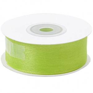 Лента Шифон 2,5 см.*22,85 м. Зеленое яблоко / 4887112