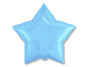 18" Звезда мятно-голубая (Россия) 1204-0869