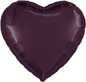 36" Сердце Темная вишня (Россия) 