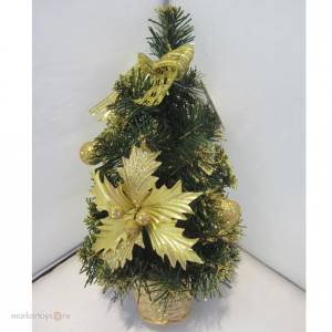 Елка украшенная 30 см, С-А1301, С-А1401