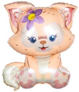 МИНИ Котенок/Лисенок с цветком / 23614/1206-1602