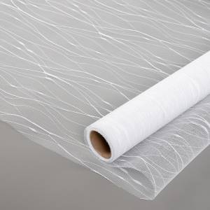 Фатин в рулоне "Воздушная паутинка" 0,48*4,57 м. белый / 6234092