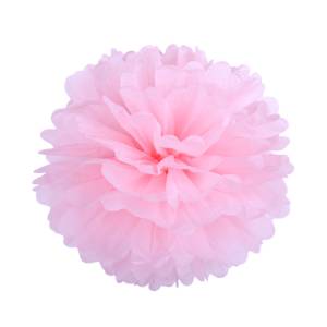 Помпон из бумаги 35 см. (светло-розовый) 