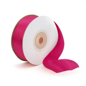 Лента атлас ярко-розовый  7 мм*22,85 м / 65-07/07005