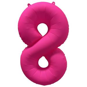 40" Цифра "8" Неон Pink / Китай 1207-6160