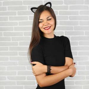 Карнавальный набор "Модная кошечка" ободок+браслет 2528178