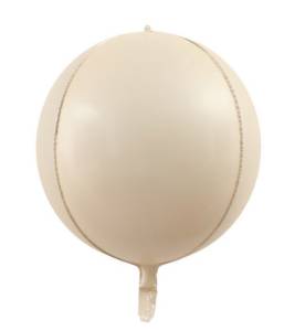 Сфера 3D 22" крем (PartyDeco) / Китай