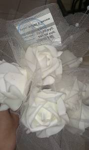 Букет-дублер в фатине