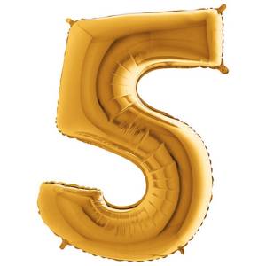 Цифра "5" - золото/MD