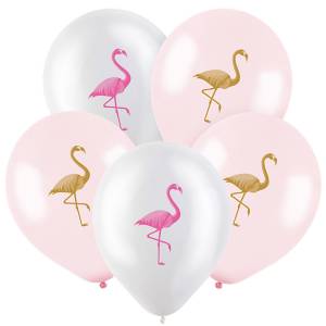 12" Фламинго, ассорти пастель-кристал (Турция)