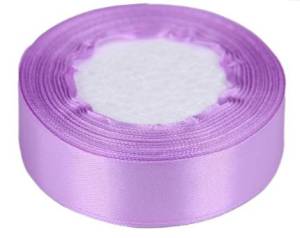 Лента атлас лаванда 25 мм*22,85м L25069