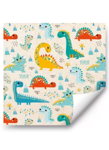 Упак. бумага "Динозаврики" 2 листа/151101119