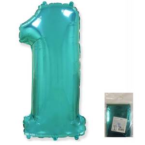 Цифра "1" - тиффани в упак/ Flexmetal 1207-3262