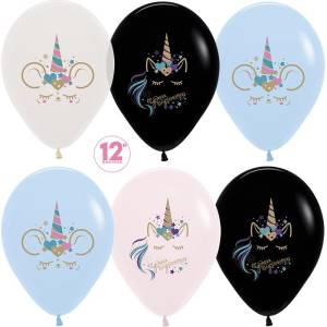 Сказочные единороги, пастель ассорти 12" Колумбия              