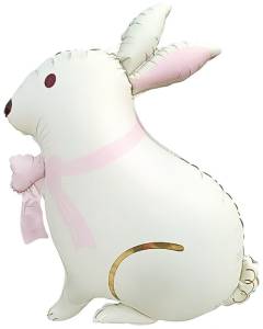 33" Зайка с розовым бантиком / Китай 27550