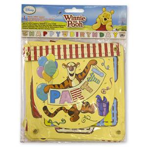 Гирлянда - буквы  "Винни Пух алфавит", 2,2 м 